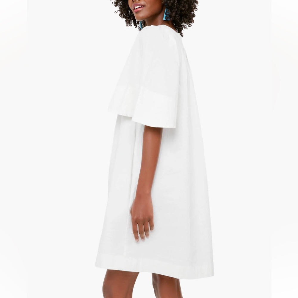 POMANDER PLACE White Finley Flutter Sleeve Dress - Picture 3 of 9